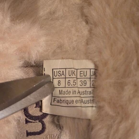 UGG Tazz Braid Slipper Size 8 Chestnut Suede Platform Moccasin Clog *read* - Picture 10 of 14